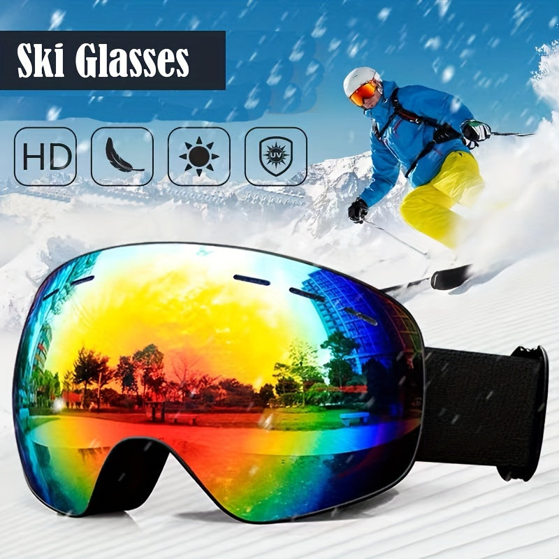 Ski & Snowboard Goggles 25’ Double Layer Extra Large Lens for Clear Vision AlpineGlide TP Essential, view 4 - Elena Harper