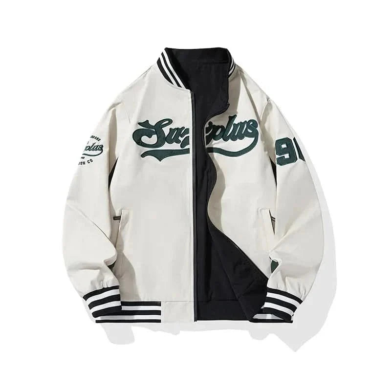 Noah | Casual and Sporty Varsity Bomber Jacket