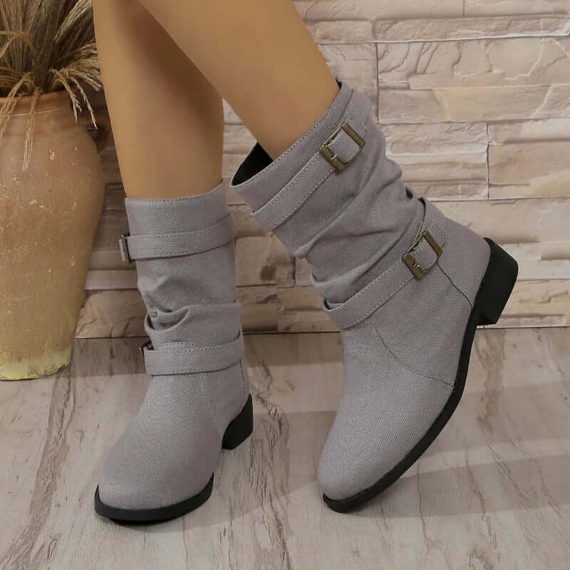 Women's Midi Ankle Boots, view 3 - Elena Harper