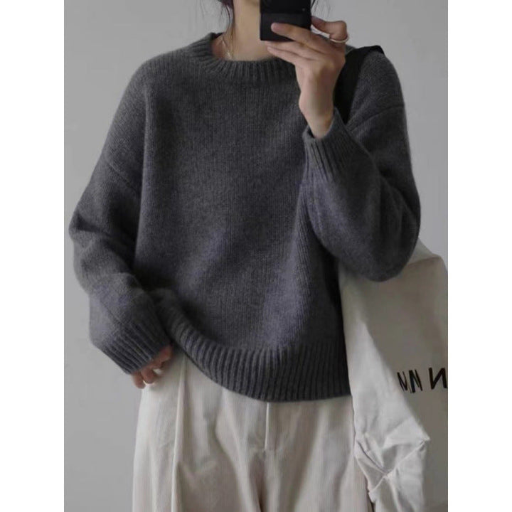 Women's Luxurious Oversized Mohair Blend Jumper, view 8 - Elena Harper