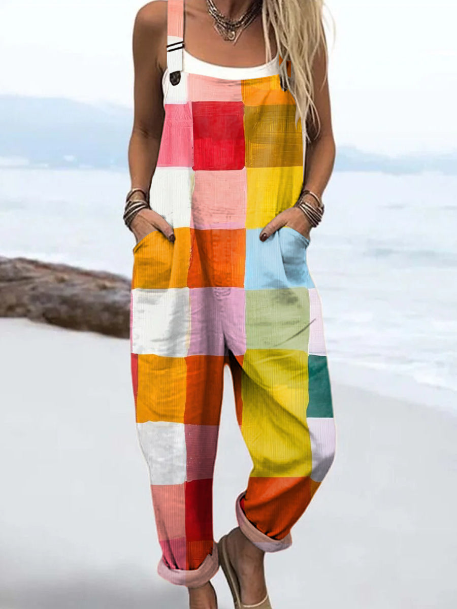 Hanne | Patchwork Joy Jumpsuit