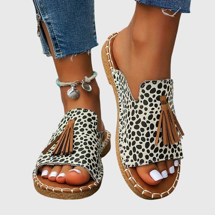 Lorraine™ orthopaedic sandals by Emma & Rose Cape Town, featuring supportive design and neutral color for comfortable wear.