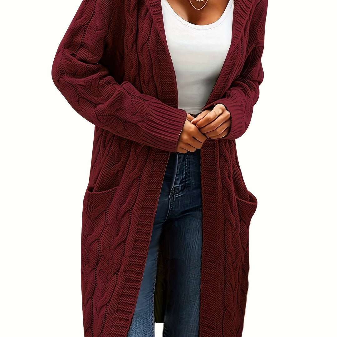Hélène - Elegant Open Twisted Cardigan