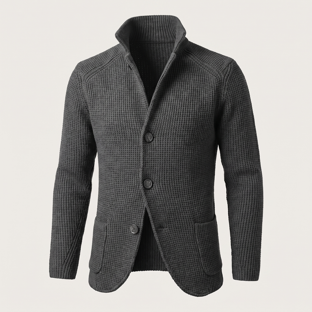 Felix Elegant and Versatile Knit Cardigan for Men, view 6 - Elena Harper