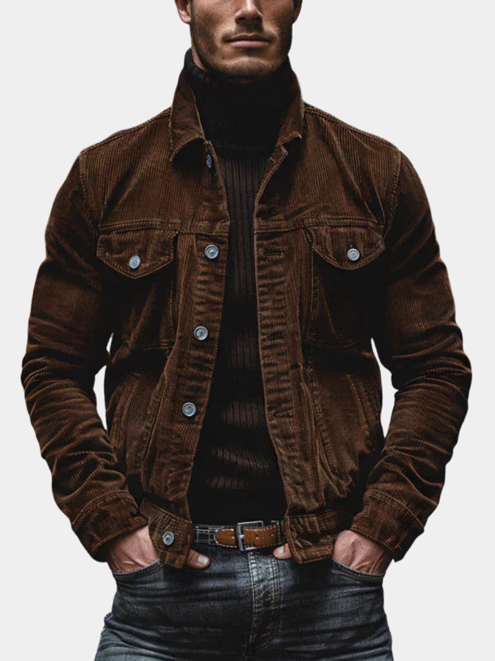 LAURENT MONACO | RETRO CORDUROY JACKET FOR MEN