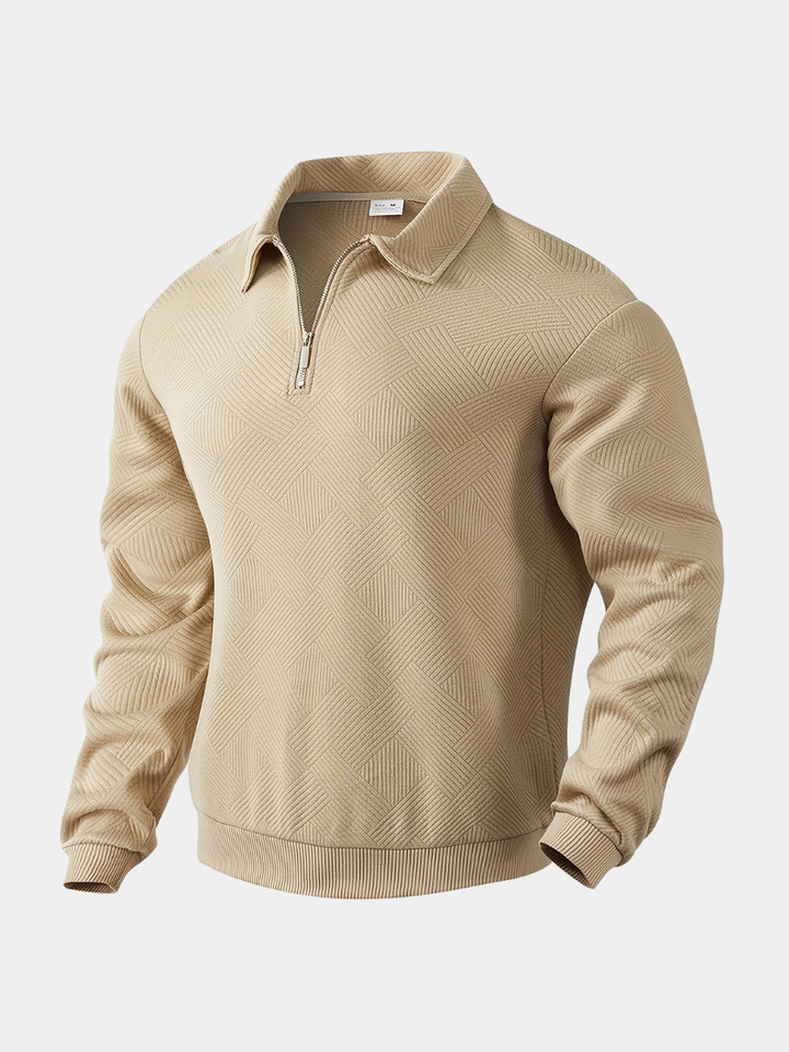 LAURENT MONACO | GEOMETRIC KNIT SWEATER FOR MEN