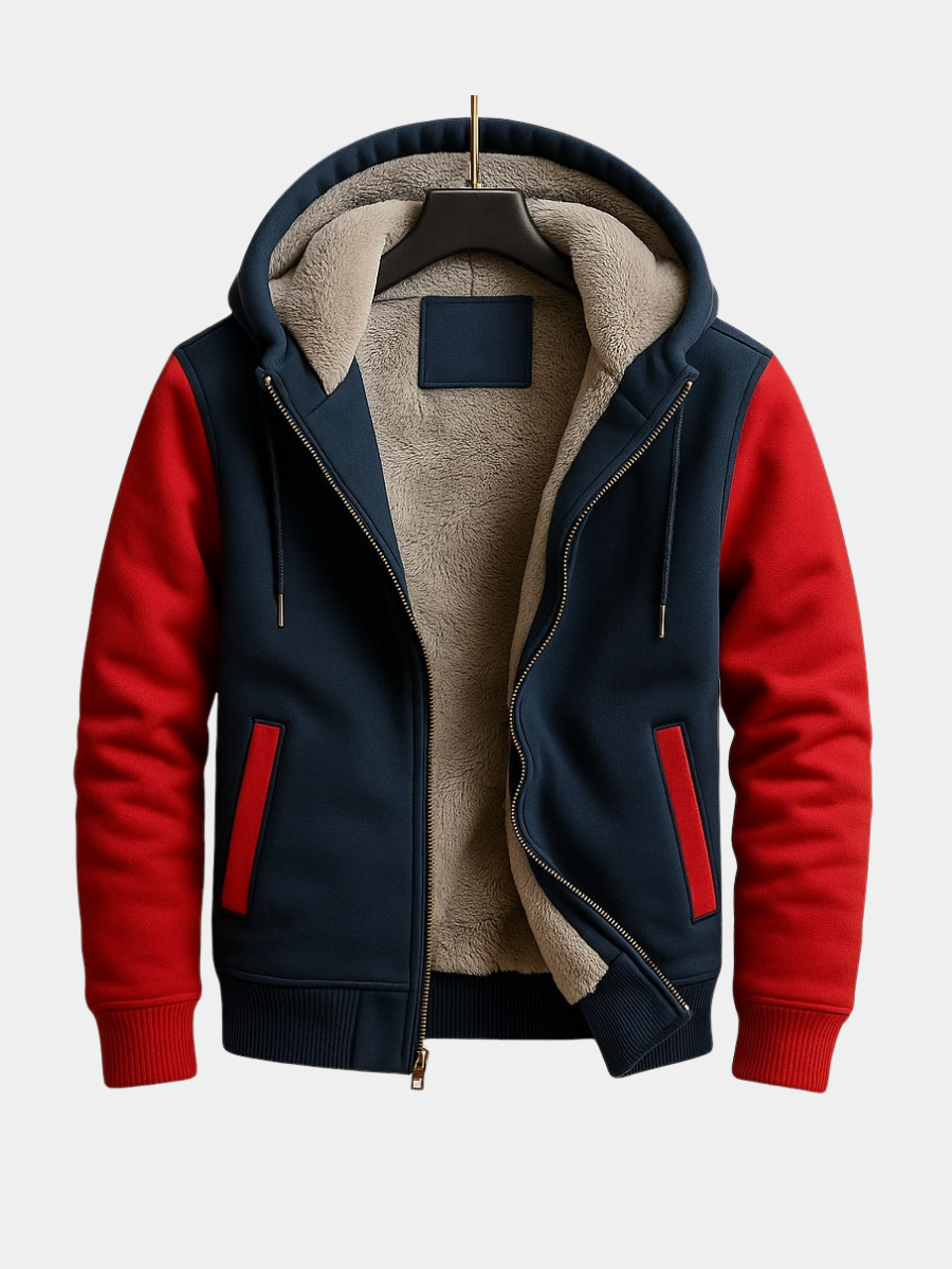 LAURENT MONACO | HOODED DOUBLE-LINED JACKET FOR MEN