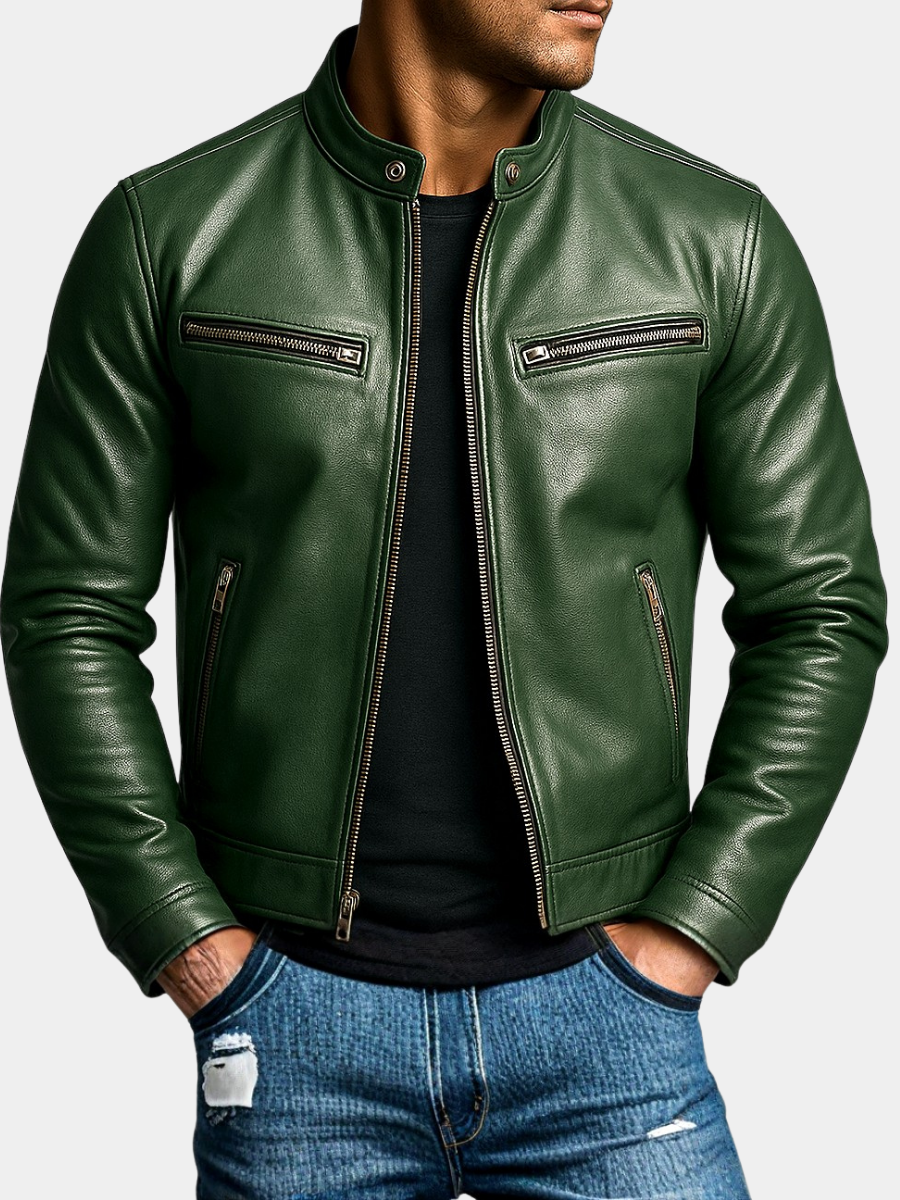 LAURENT MONACO | CLASSIC BIKER JACKET FOR MEN
