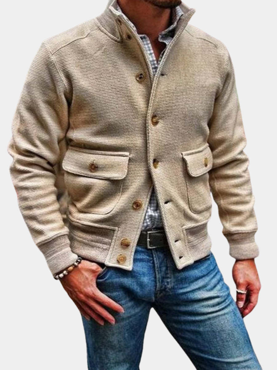 LAURENT MONACO | HIGH COLLAR JACKET FOR MEN