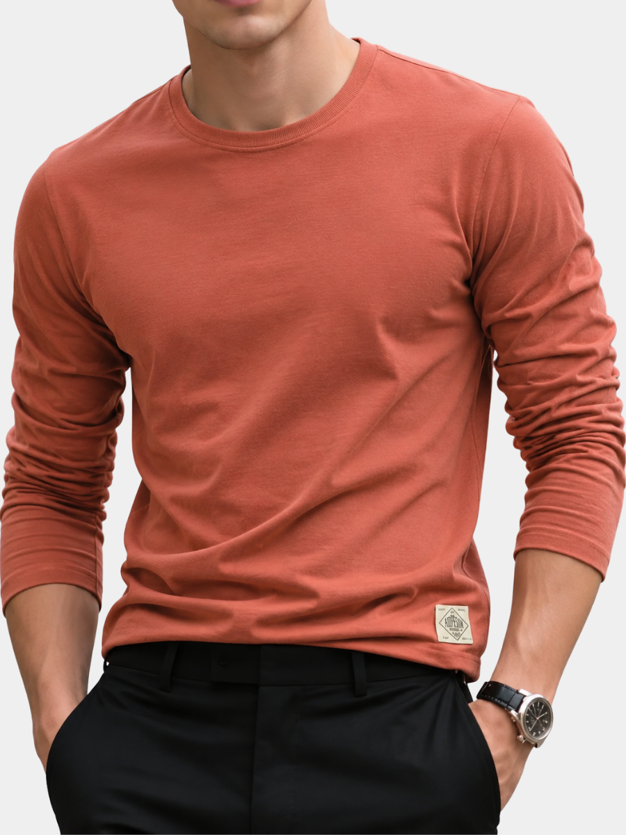LAURENT MONACO | ELEGANT LONG-SLEEVED T-SHIRT FOR MEN
