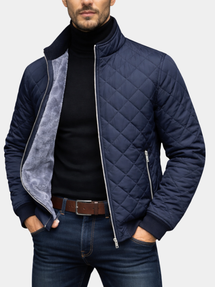 LAURENT MONACO | ELEGANT QUILTED OUTDOOR JACKET FOR MEN