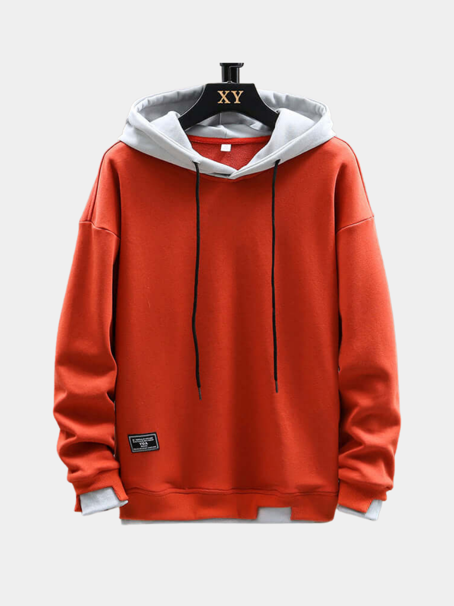 LAURENT MONACO | BICOLORED HOODIE FOR MEN