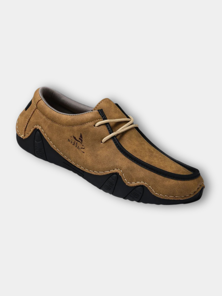 LAURENT MONACO | LEATHER ORTHOPEDIC SHOES WITH PRECISE FIT