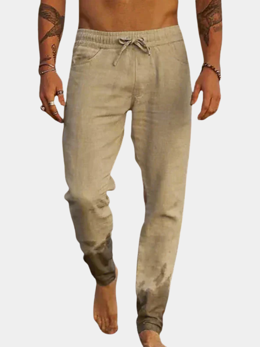 LAURENT MONACO | LINEN BEACH PANTS FOR MEN