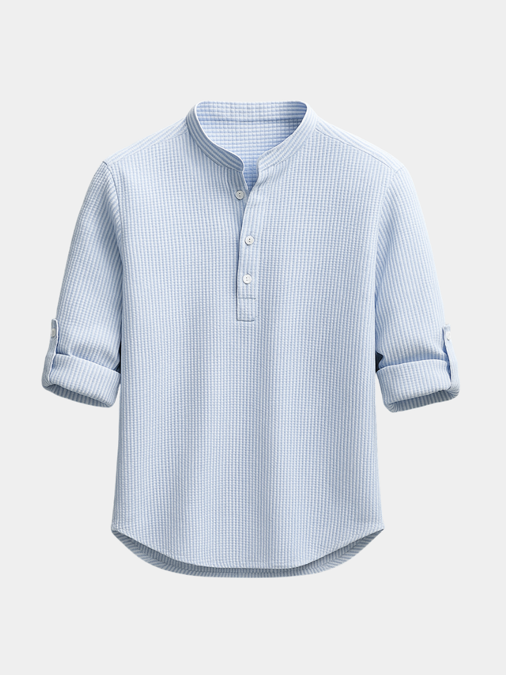 Classic Linen Shirt for Men - Elena Harper