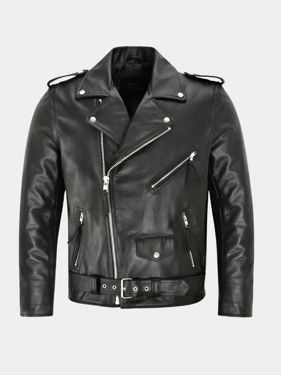 LAURENT MONACO | CLASSIC LEATHER JACKET FOR MEN