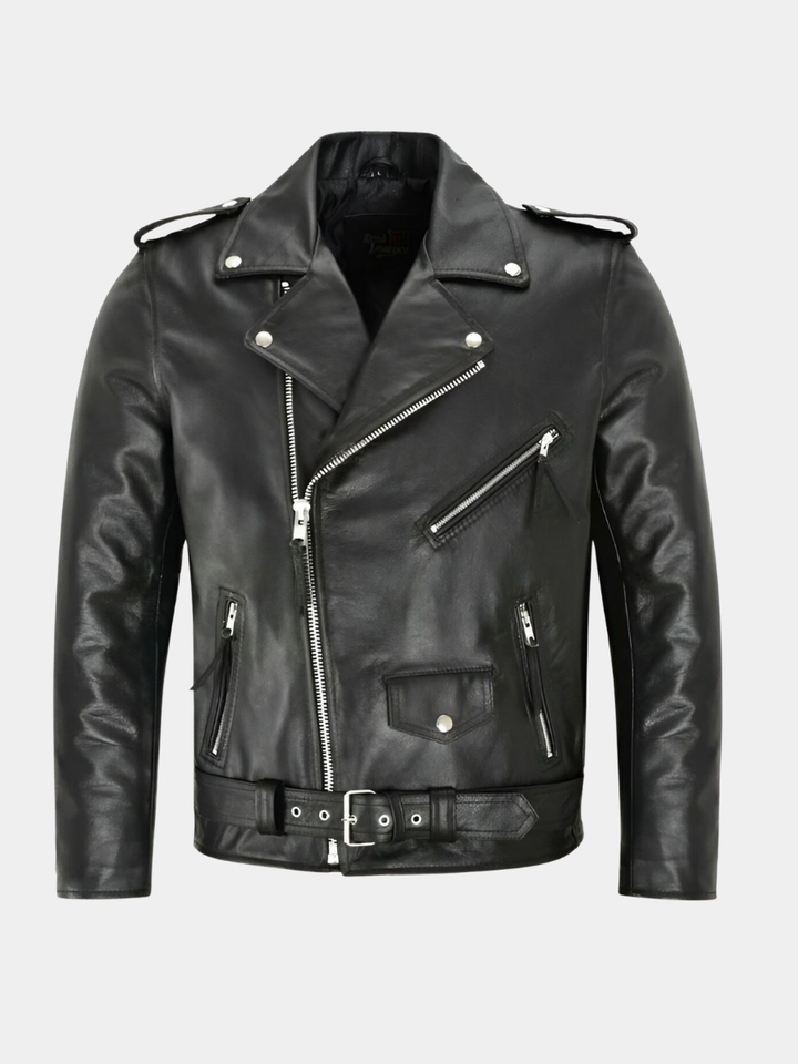 LAURENT MONACO | CLASSIC LEATHER JACKET FOR MEN