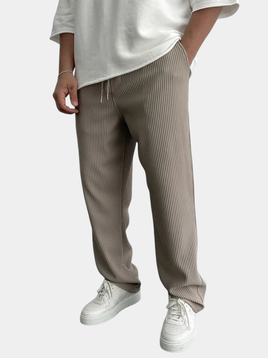 LAURENT MONACO | RIBBED KNIT PANTS