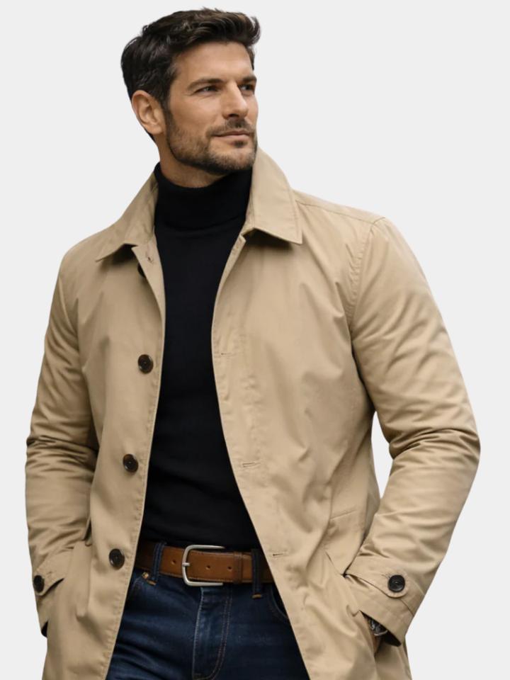 Classic Coat for Men - Elena Harper