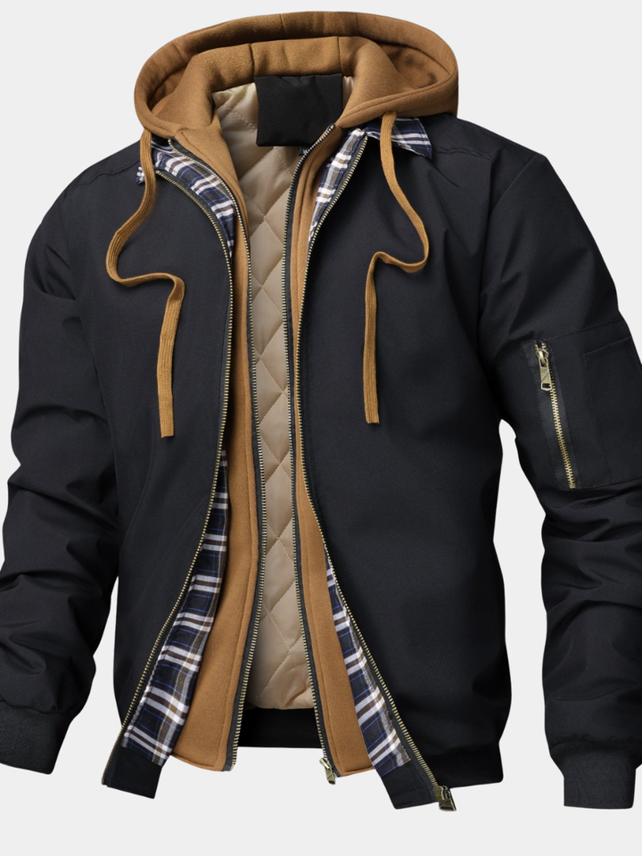 LAURENT MONACO | MEN'S PADDED BOMBER JACKET