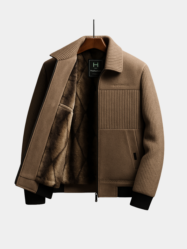 LAURENT MONACO | TEXTURED ZIP-UP JACKET FOR MEN