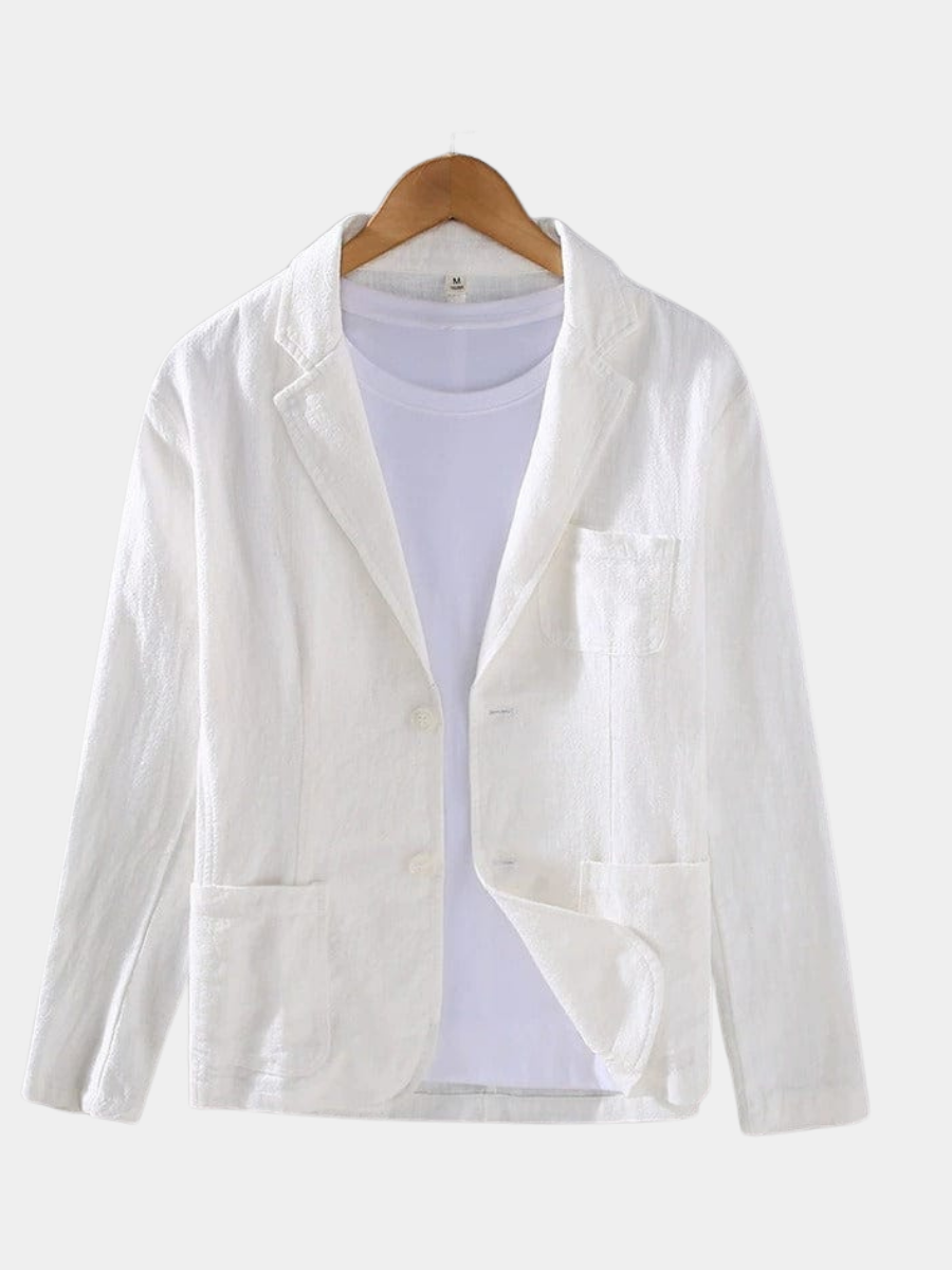LAURENT MONACO | LINEN BLEND BLAZER FOR MEN