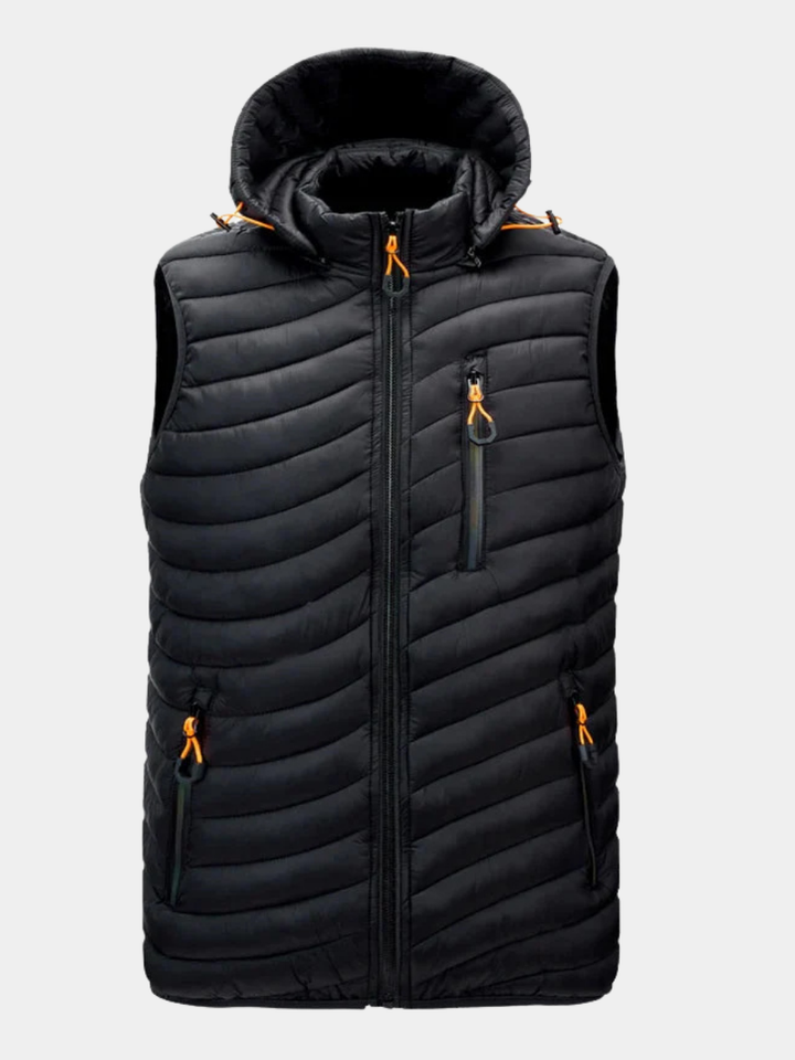 Elegant Puffed Vest for Men - Elena Harper