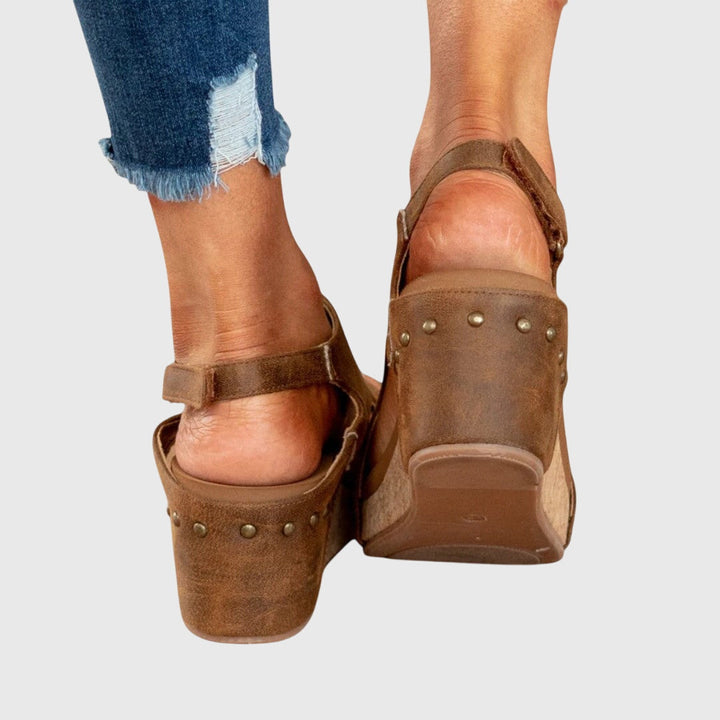 Bella | Dames Orthopedische Platform Sandalen
