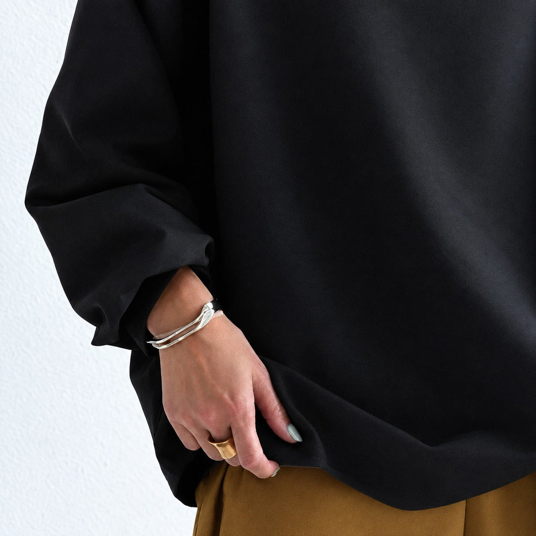 Eliana Elegant, loosely fitting turtleneck sweater, view 6 - Elena Harper