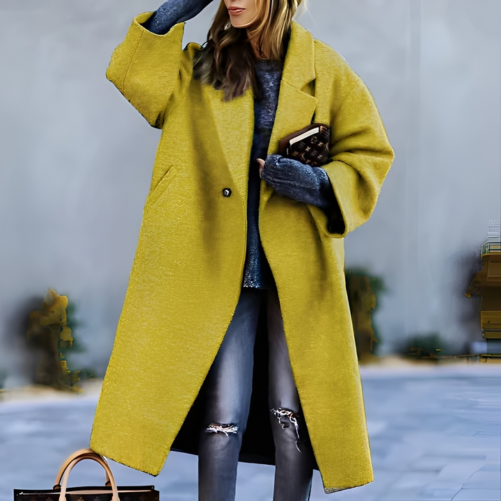 Britney Elegant and Cozy Coat, view 4 - Elena Harper