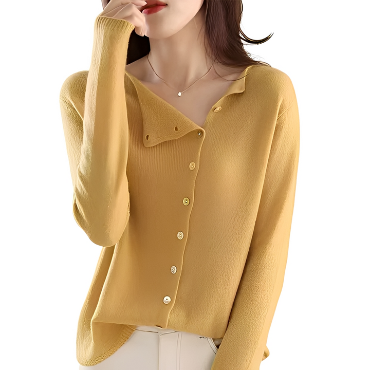 Haide Cozy and Comfortable Sweater, view 3 - Elena Harper