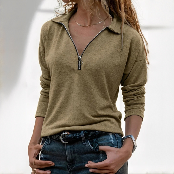 Eliza Comfortable, stylish, and elegant sweater, view 4 - Elena Harper