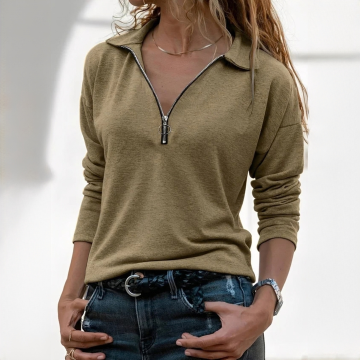 Elianna Modern and Elegant Sweater, view 4 - Elena Harper