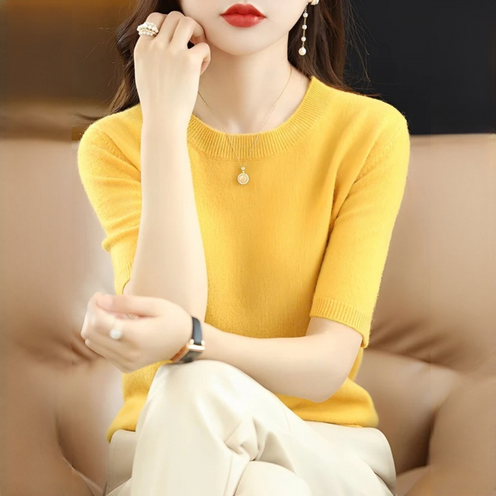 Blandine Elegant and Cozy Top, view 5 - Elena Harper