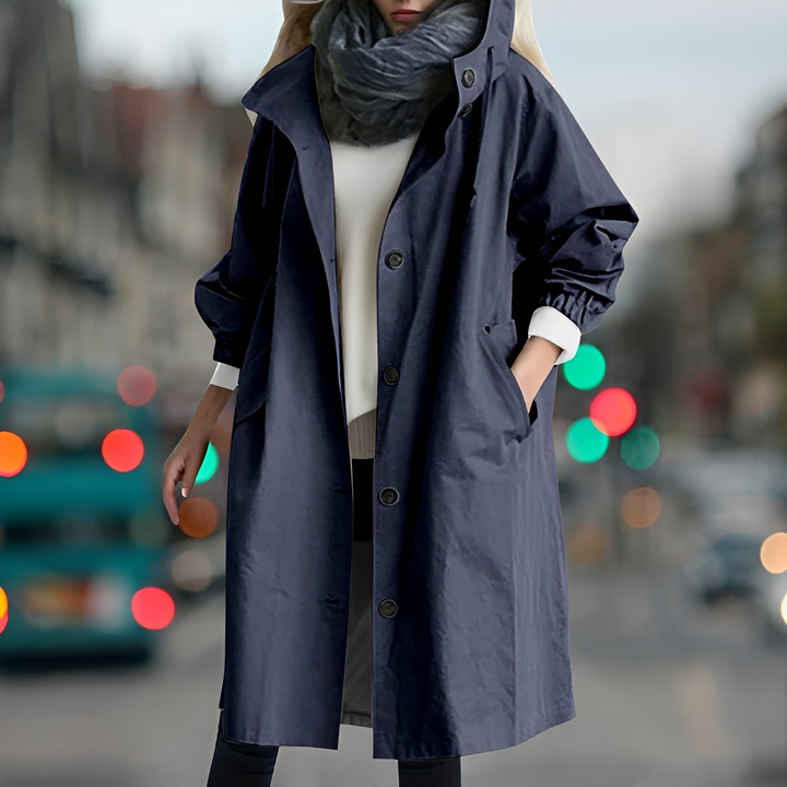 Bethany Durable Raincoat with Hood, view 5 - Elena Harper