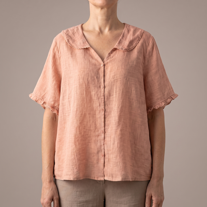 Mandy | Timeless and Comfortable Women's Linen Blouse