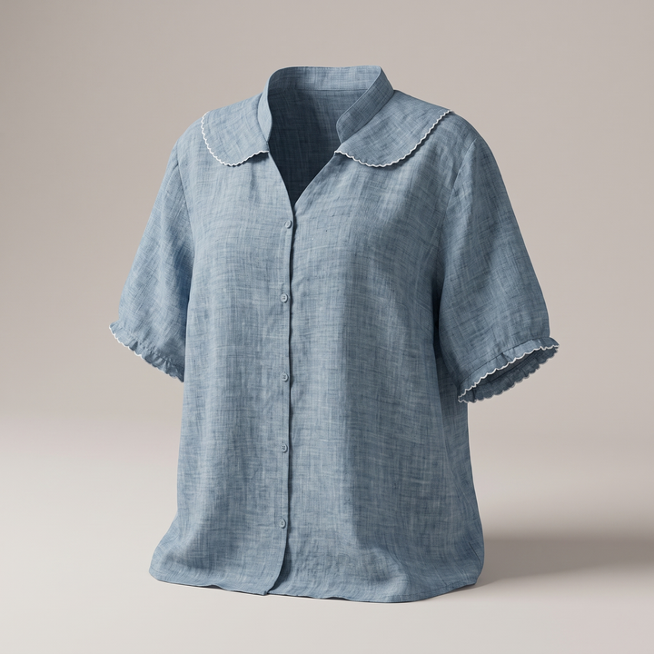 Mandy | Timeless and Comfortable Women's Linen Blouse