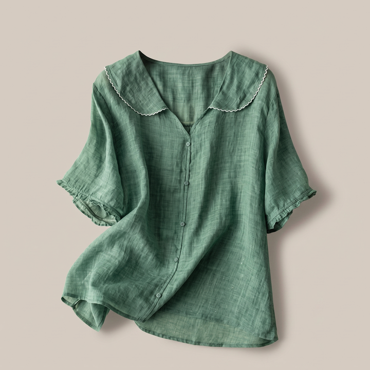Mandy | Timeless and Comfortable Women's Linen Blouse