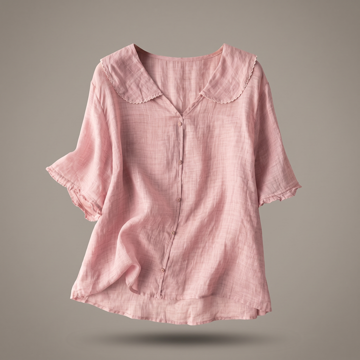 Mandy | Timeless and Comfortable Women's Linen Blouse