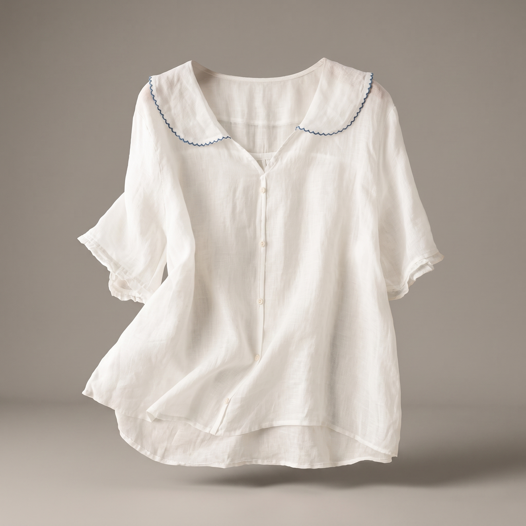 Mandy | Timeless and Comfortable Women's Linen Blouse