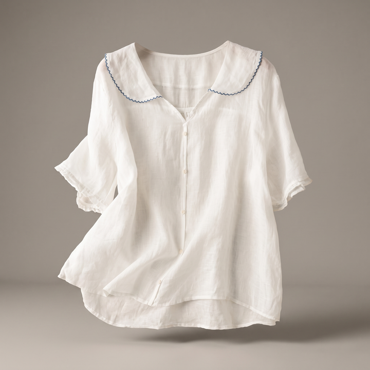 Mandy | Timeless and Comfortable Women's Linen Blouse