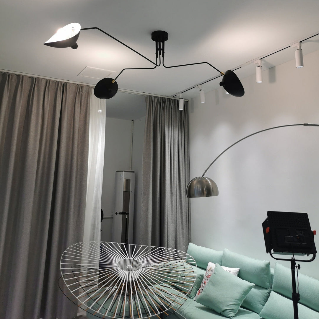 Serge Mouille Adjustable Ceiling Light - Multi-Arm Design