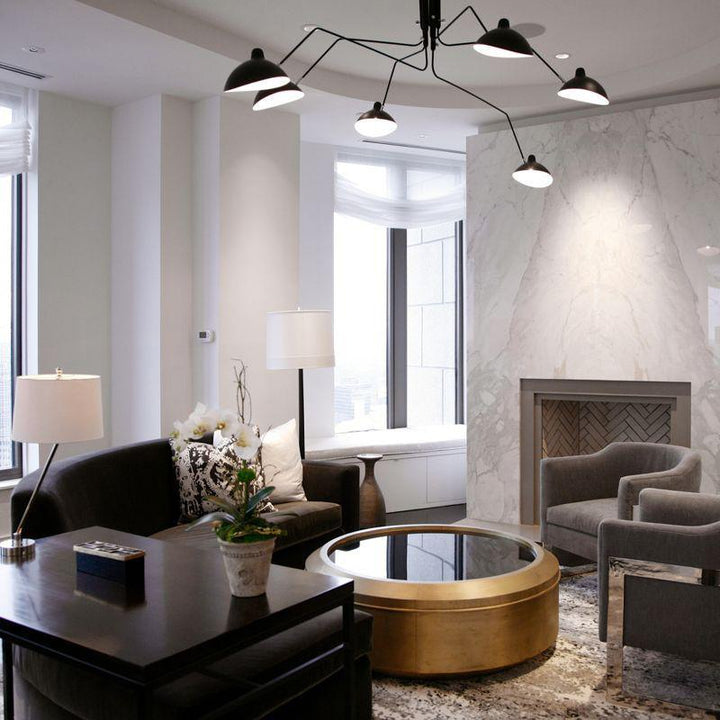 Serge Mouille Adjustable Ceiling Light - Multi-Arm Design