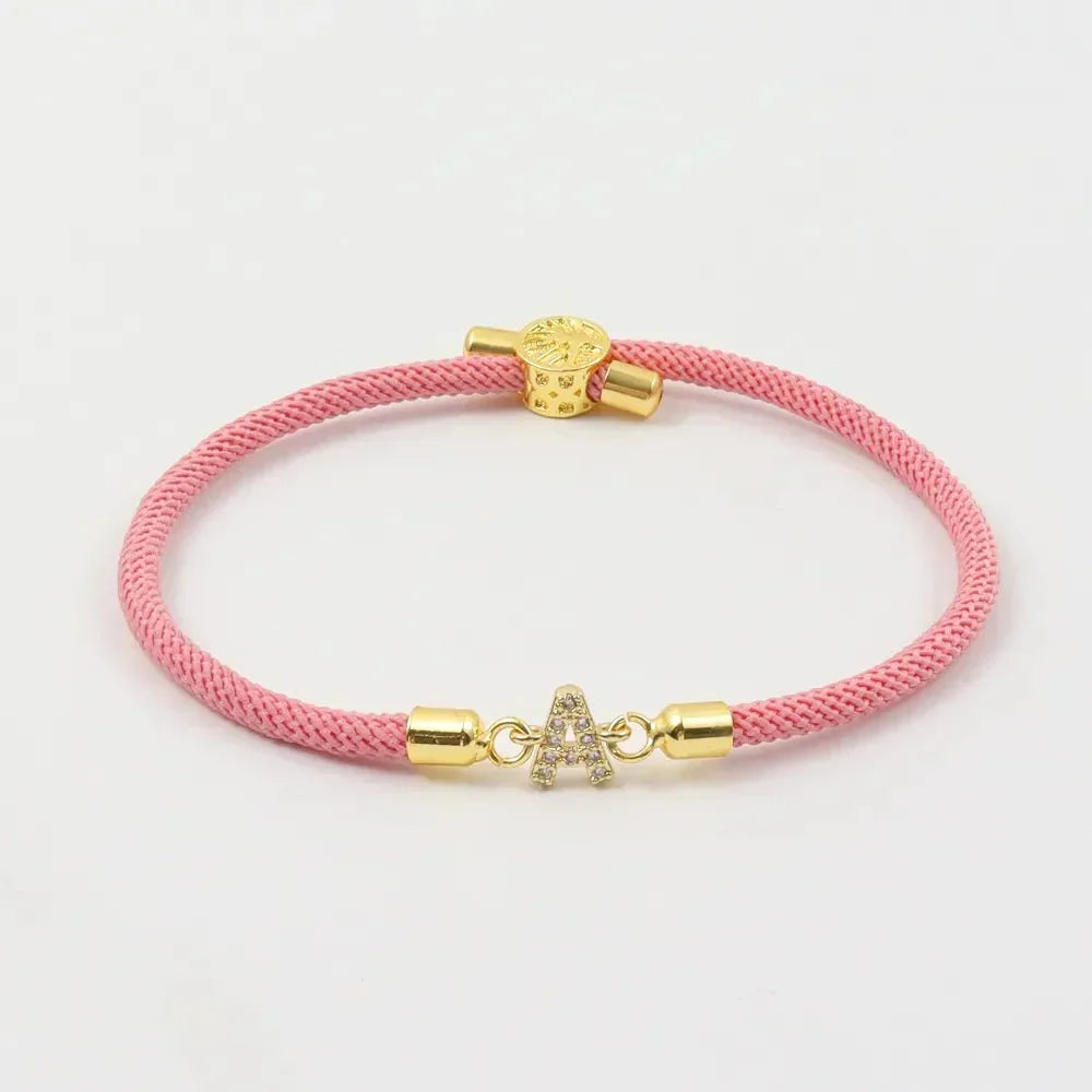 Calla Customizable Bracelet with Engraved Initial, view 10 - Elena Harper