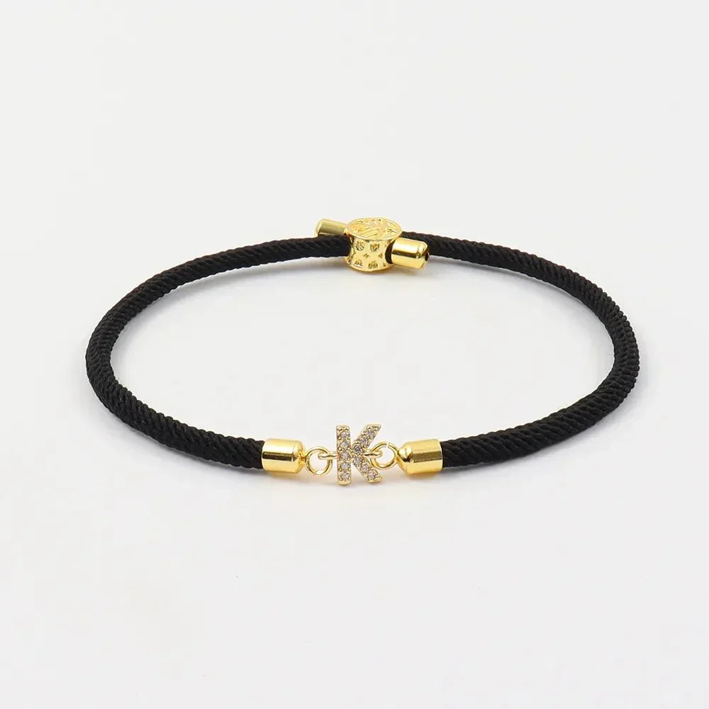 Calla Customizable Bracelet with Engraved Initial - Elena Harper