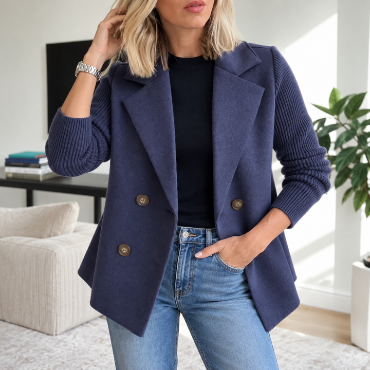 Tasha™ | Comfortable Blazer Jacket with Knitted Sleeves