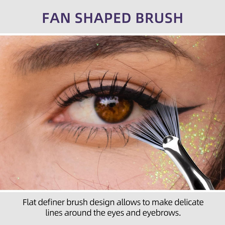 Präzise Eleganz | Faltbarer Winkel-Mascarabürste für makellose Wimpern