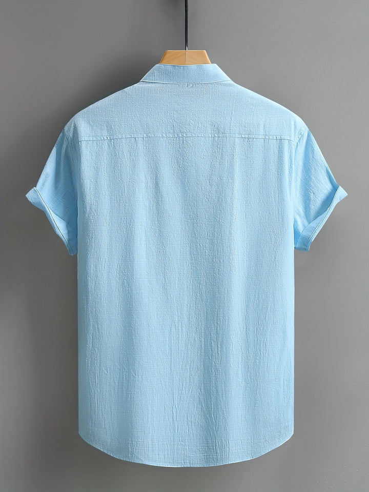 Tejada Casual Cotton Shirt with Pocket - Elena Harper