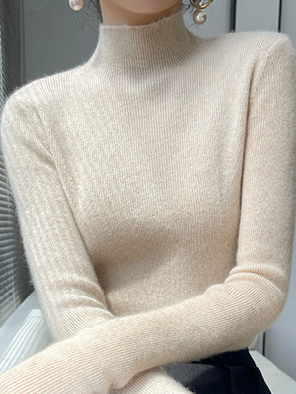 Adriana Soft Knit Turtleneck Sweater - Elena Harper