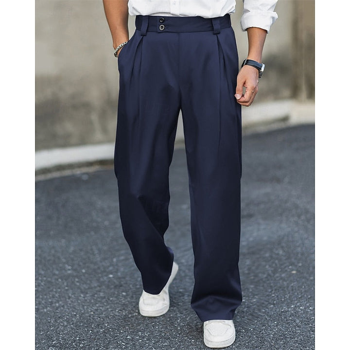 Spencer Pleated Tailored Trousers, view 7 - Elena Harper